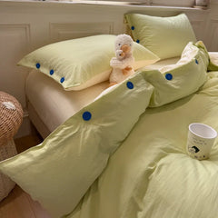3/4Pcs Minimalist Style Bedding Set