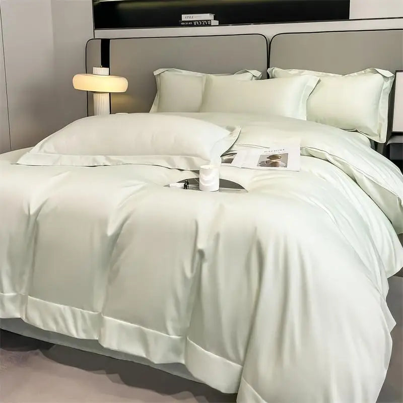 1000TC Egyptian Cotton Premium Solid Color Bedding Set