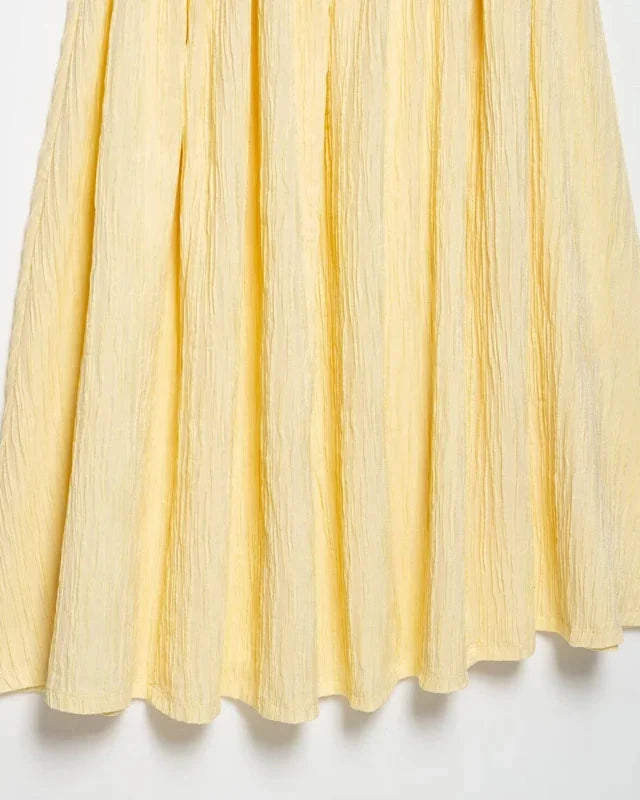 Country Belle Pleated Midi Dress