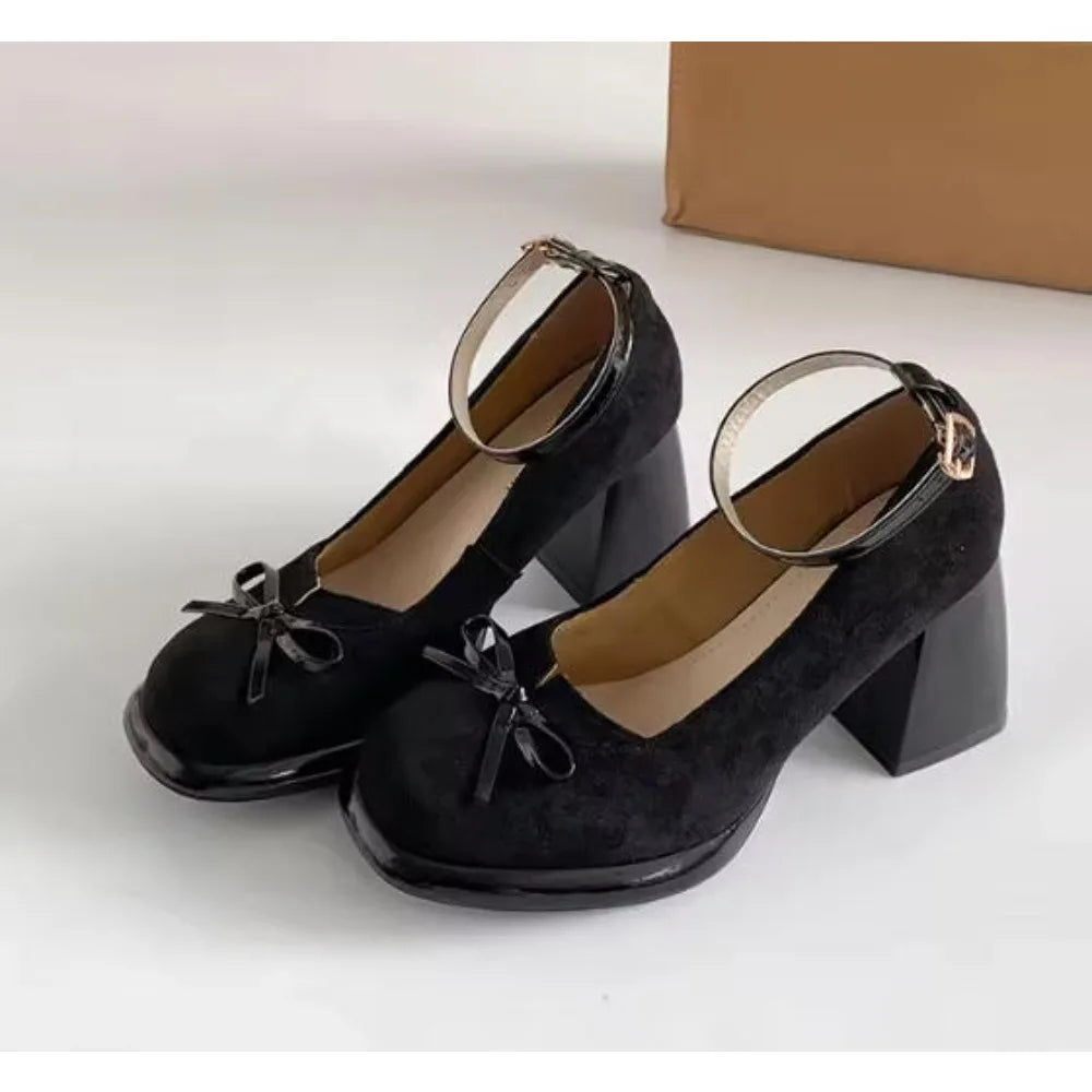 Vintage Thick Heel