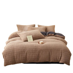 Luxury Warm Plush 4pcs Bedding Set