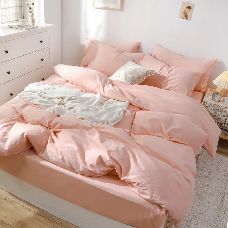 Solid Color Bedding Set