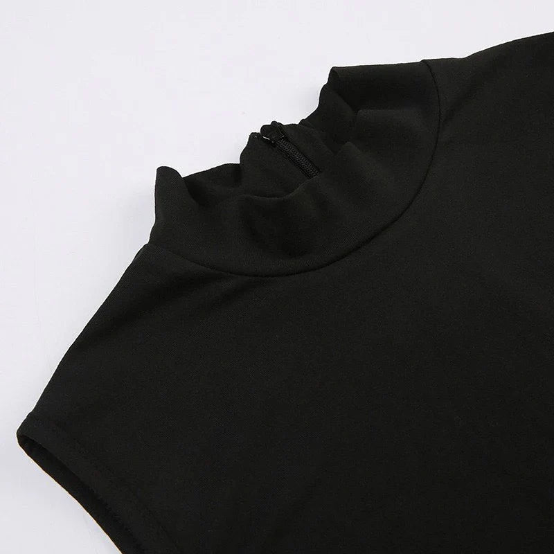 Jetset Black Mini Playsuit