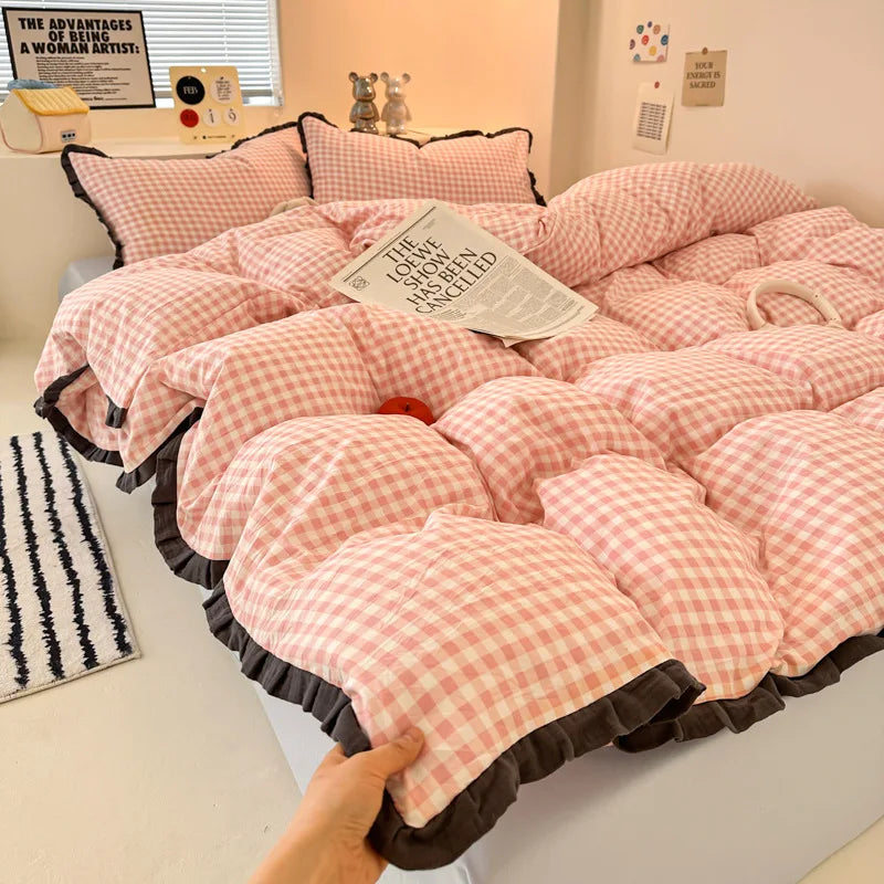 Korean Style Lace Bedding Sets