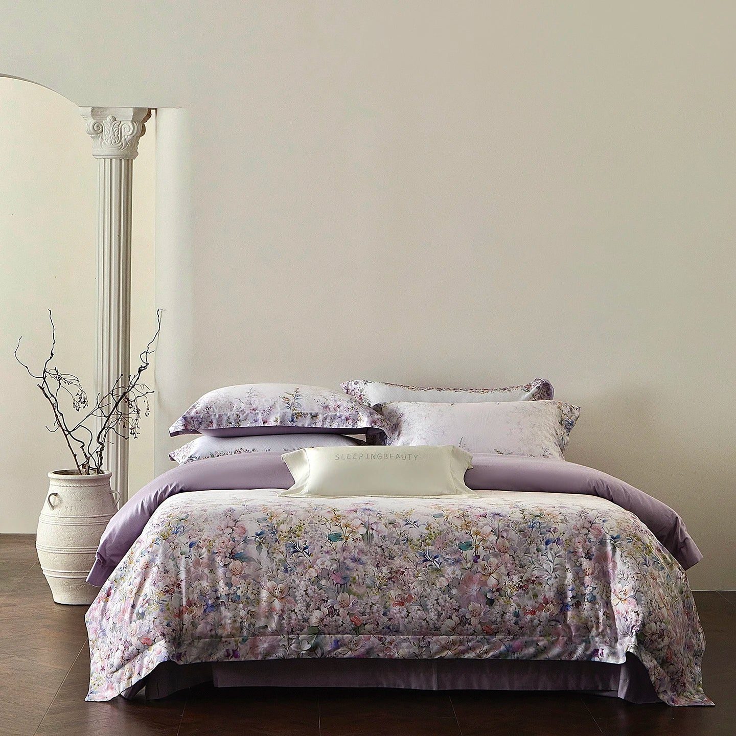 Vintage Oil Painting Style Rose Flowers Pattern Bedding Set