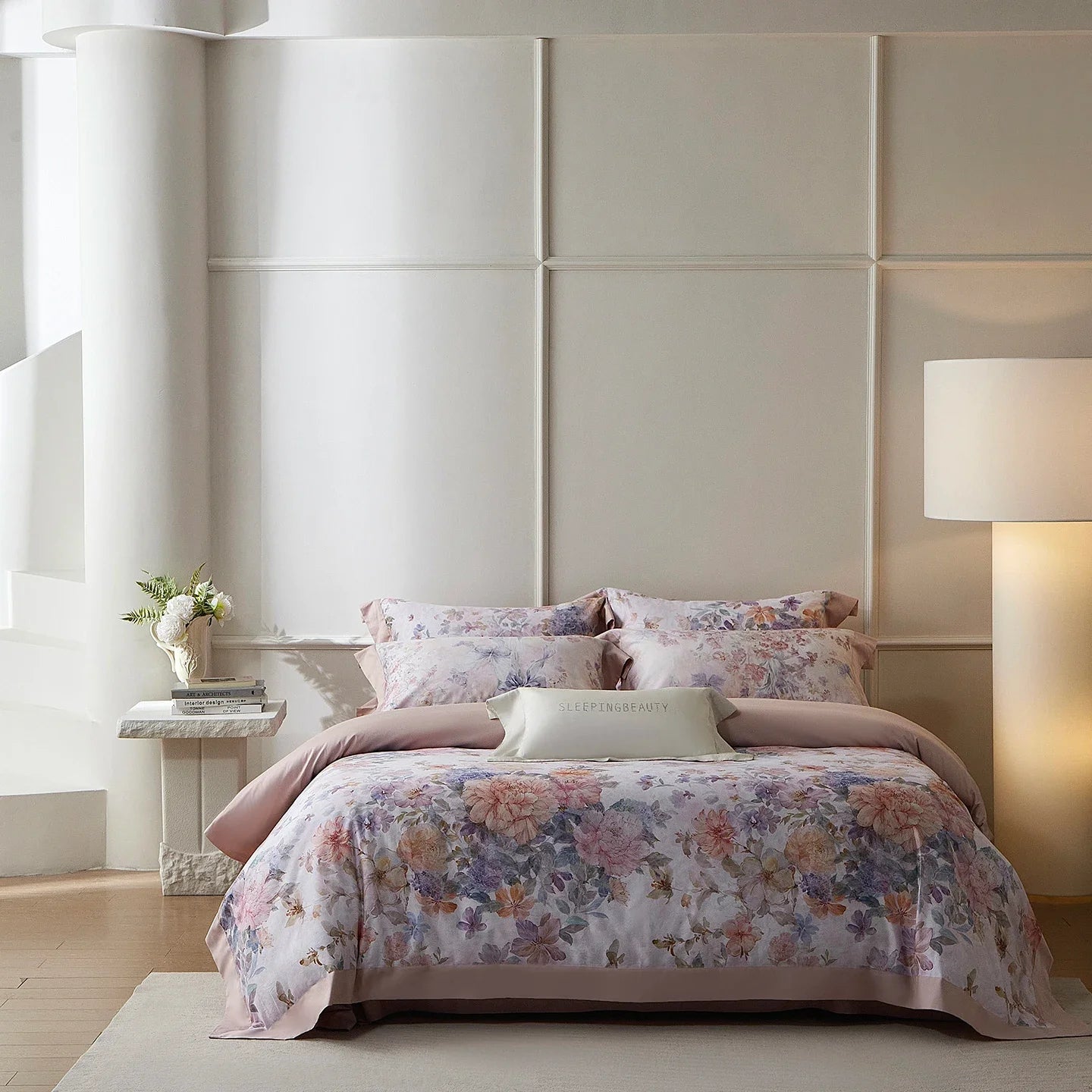 Vintage Oil Painting Style Rose Flowers Pattern Bedding Set