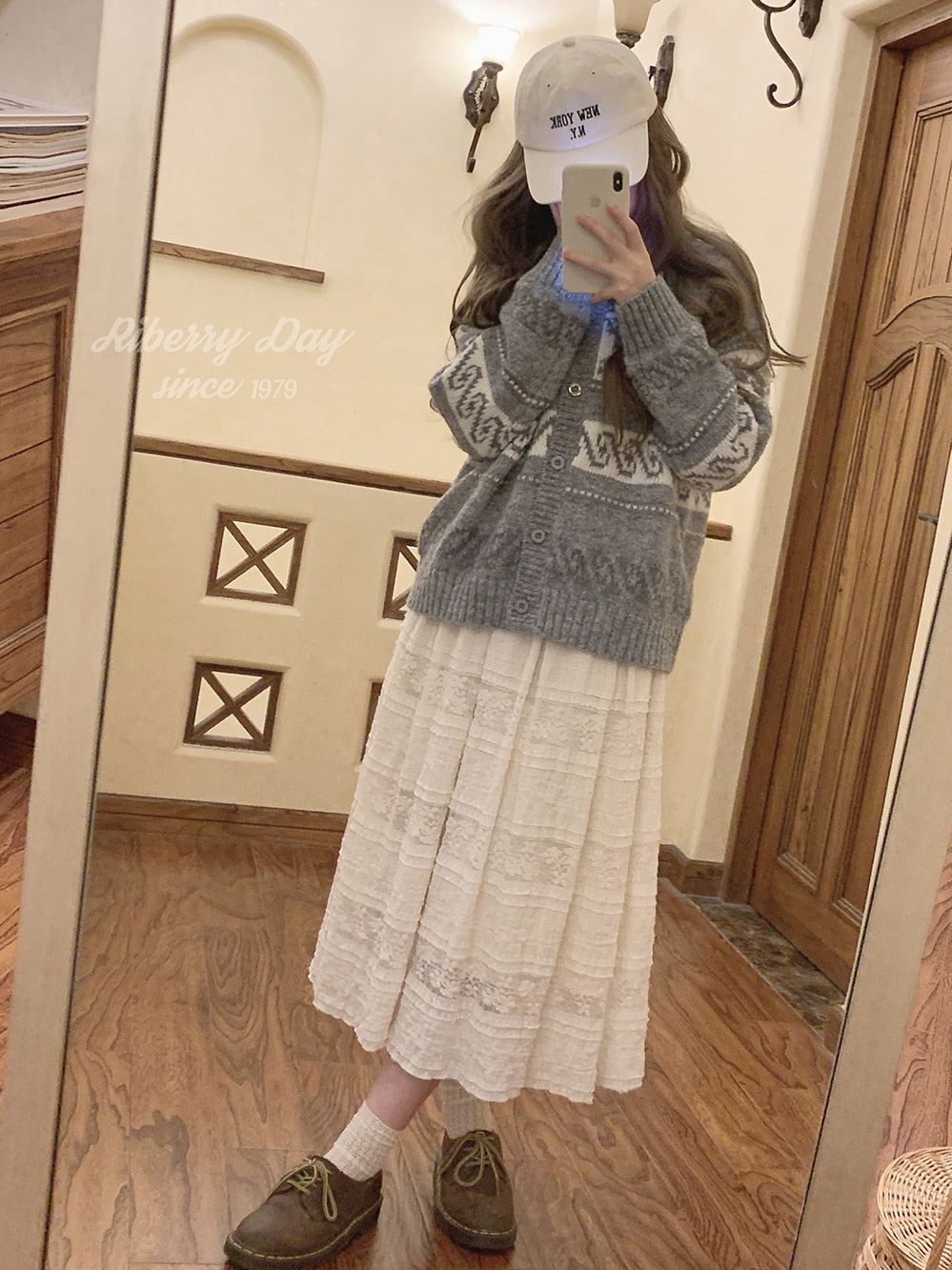 Cottagecore Vintage Fairy Lace Skirt