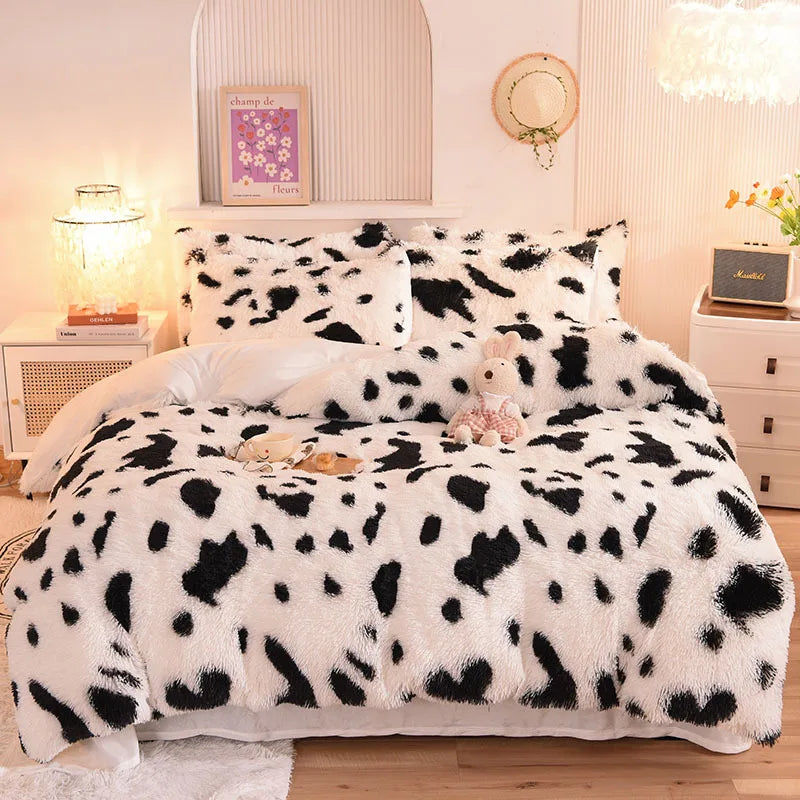 Winter Thicken Velvet Bedding Set