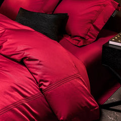 1000TC Egyptian Cotton Burgundy Luxury Bedding Set