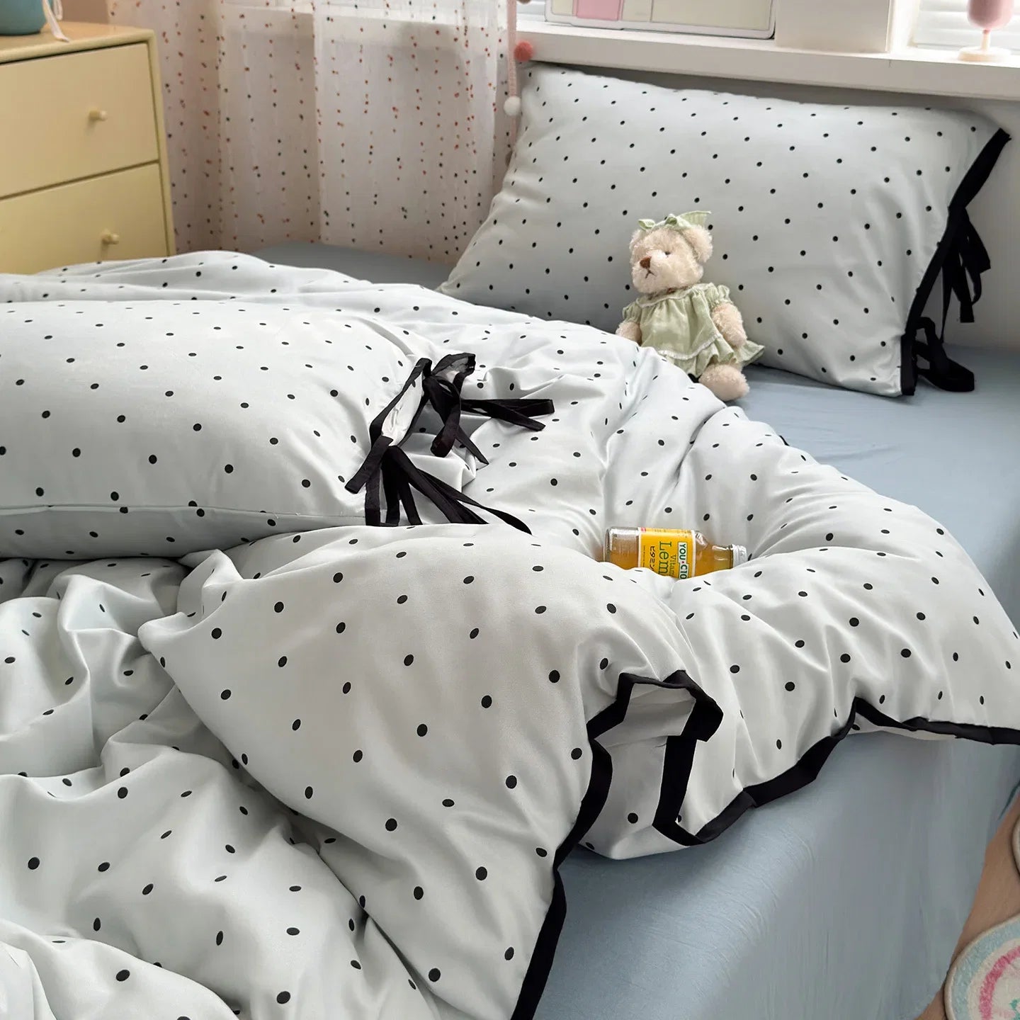 Japanese Washed Cotton Lacing Bedding Sets