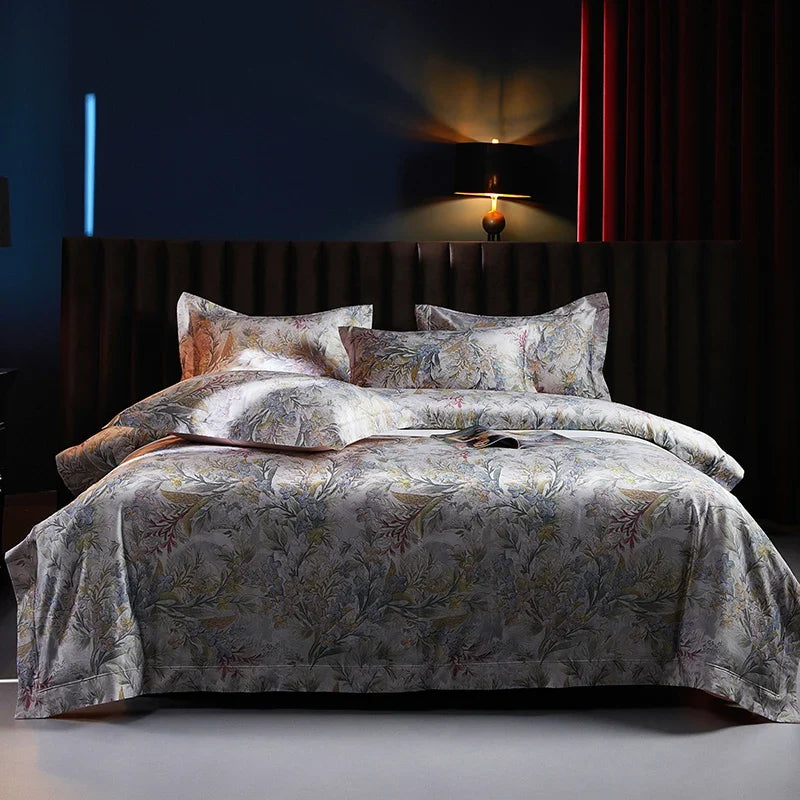 Premium 1200TC Egyptian Cotton Digital Printing Luxury Bedding Set