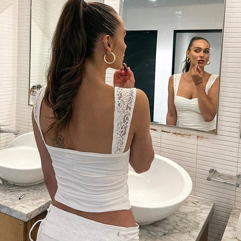 Angelique Sweetheart Neck Top