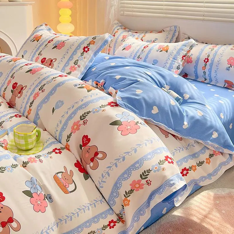 Cute Rabbit Bedding Set