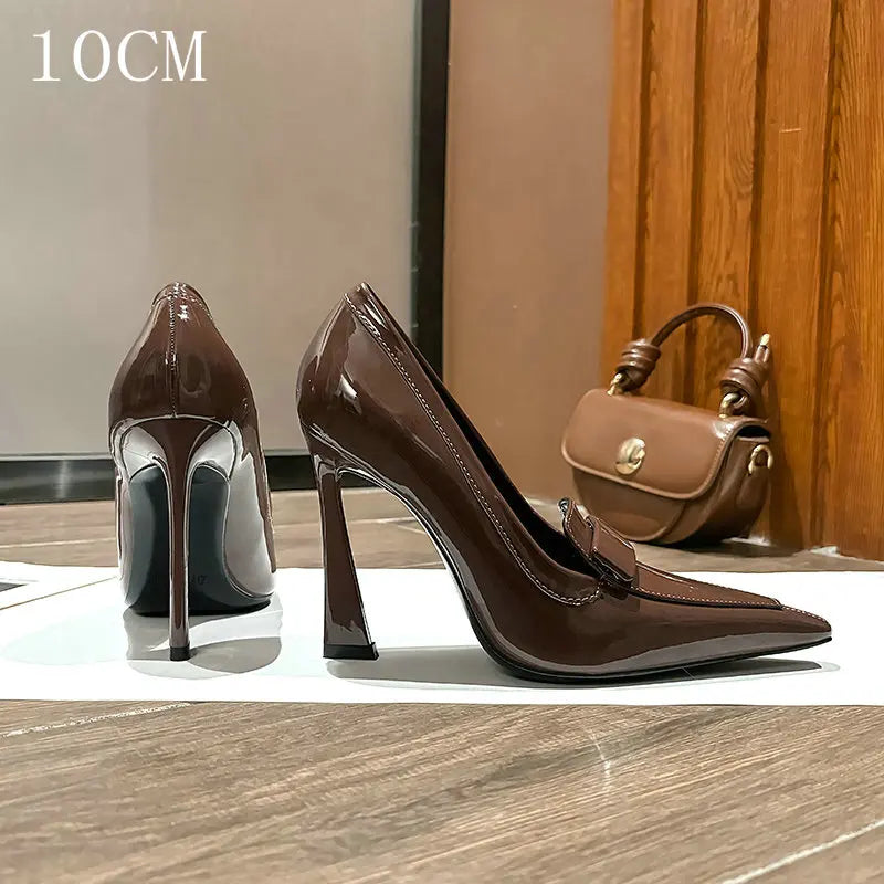 Fmaous Quality Leather Belt Buckle Heels