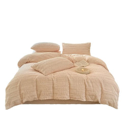 Luxury Faux Rabbit Velvet Bedding Sets