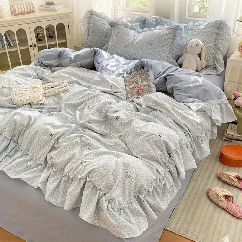Princess Style French Printed Bedding Set