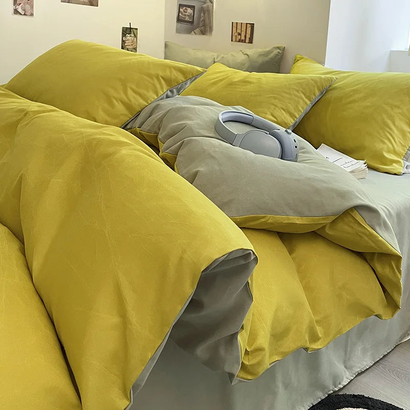 300TC 100% Cotton Sheet Set Full Size Home Bedding Set