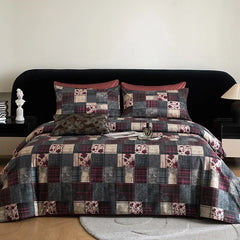 1000TC Egyptian Cotton Vintage Rose Print Bedding Set
