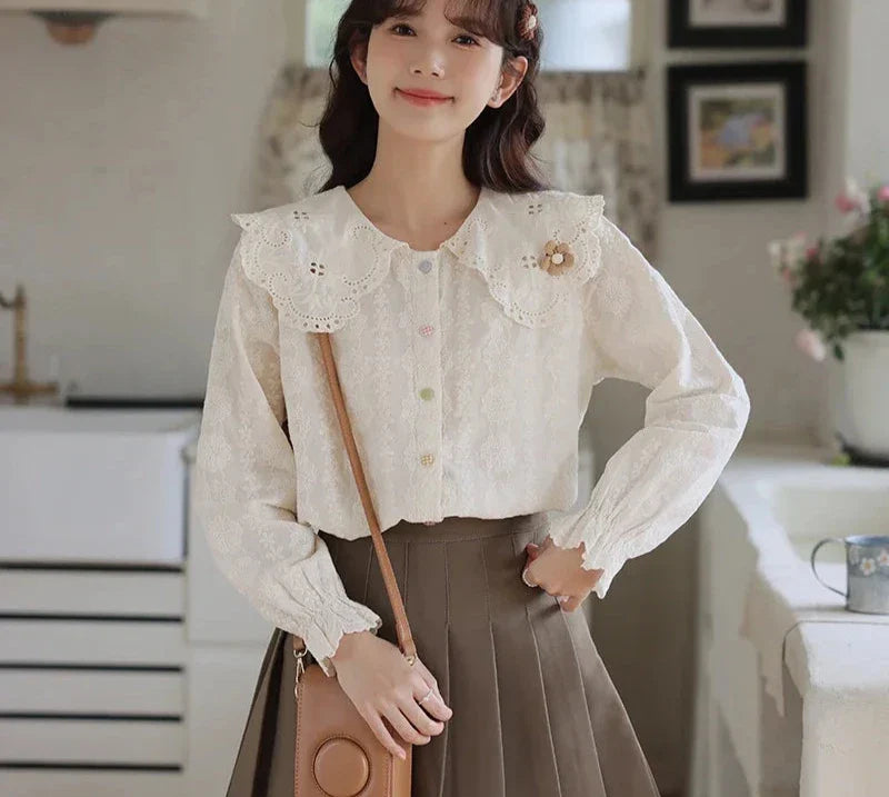 Kawaii Cottagecore Long Sleeve Shirt