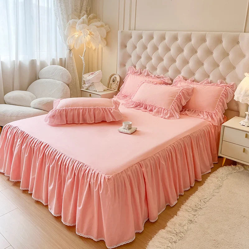 4/6Pcs Princess Wedding Bedding Sets