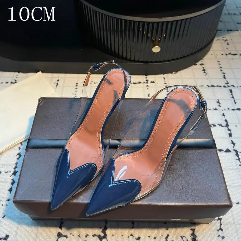Pointed Shallow Mouth Sweet Love Shape Pumps