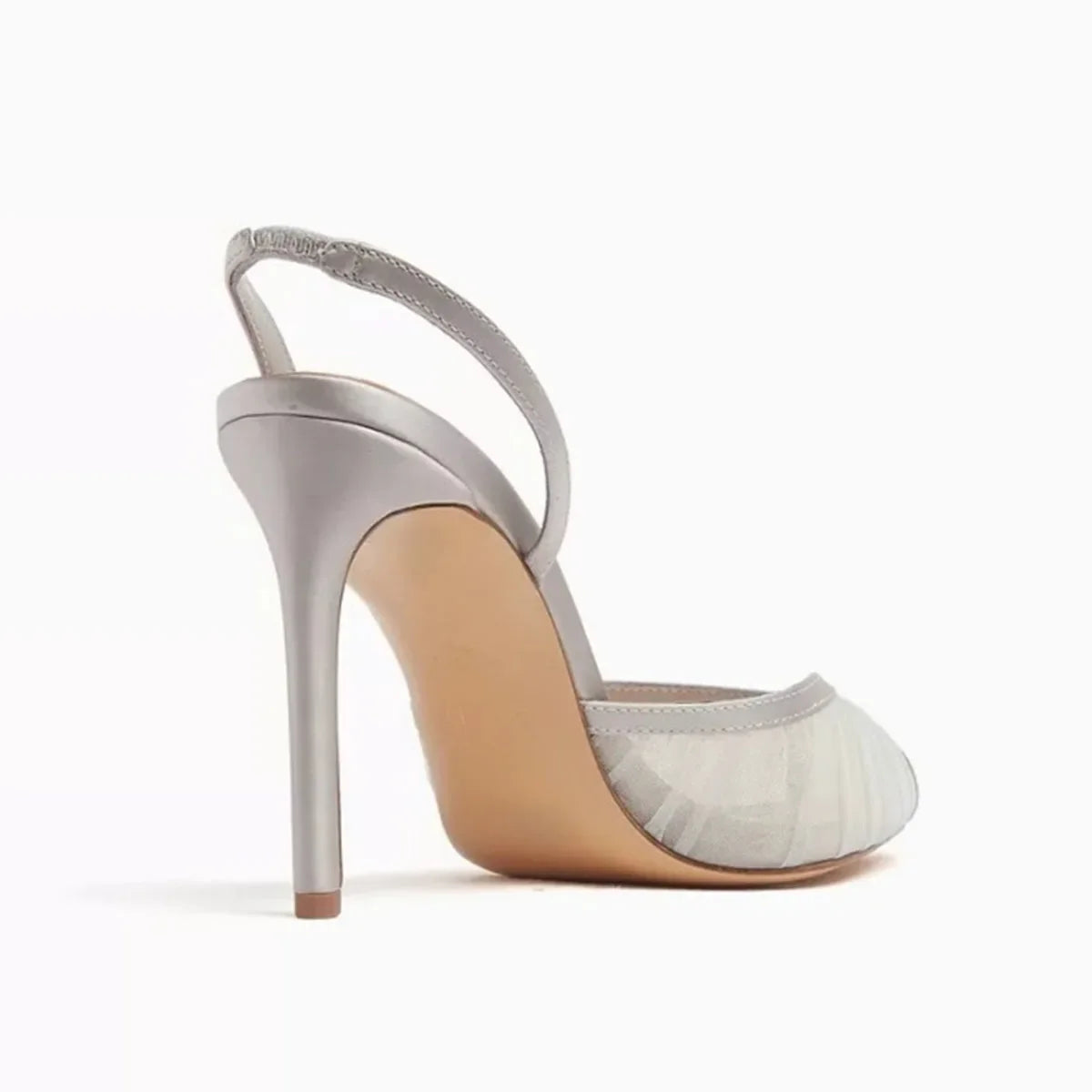 Black Mesh Pleated Banquet Shoes