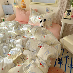 Korean Cute Girls Bedding Sets