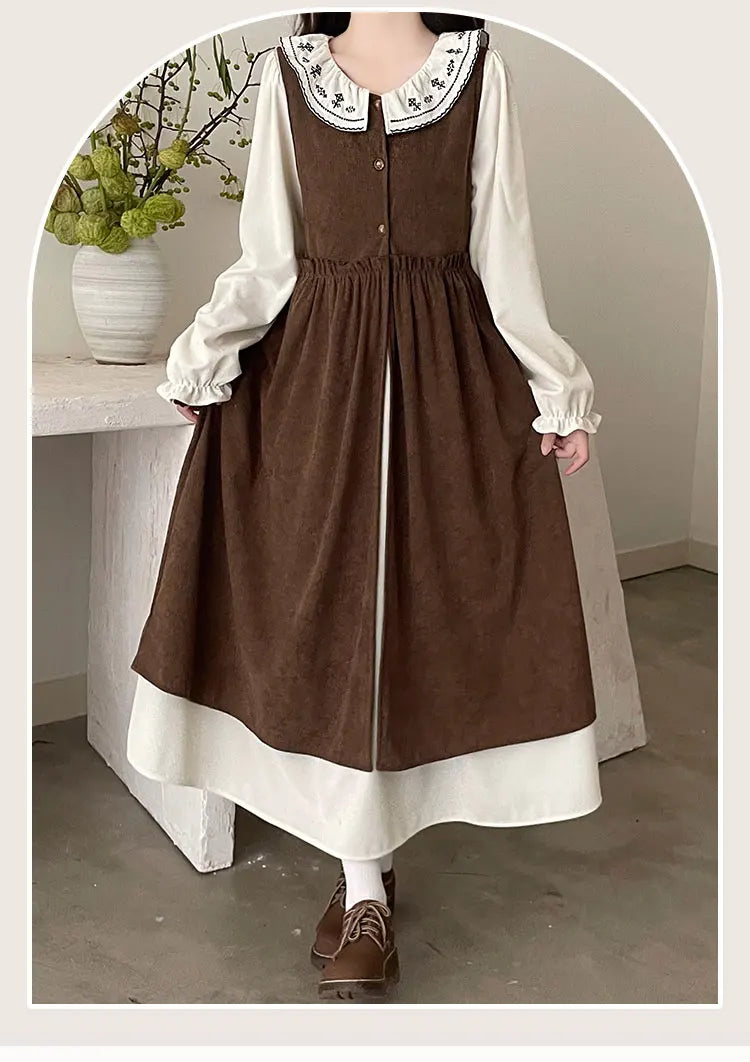 Broom Swamp 2-Piece Cottagecore Dress