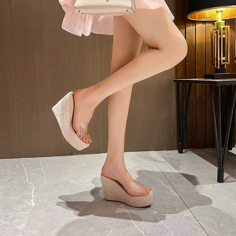 Slippers Wear High Heels
