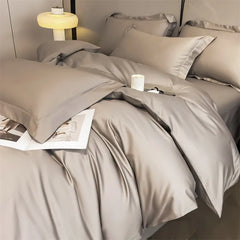 1000TC Egyptian Cotton Premium Solid Color Bedding Set