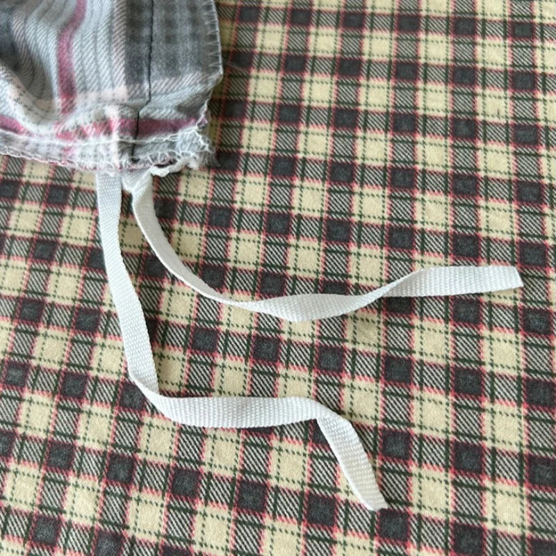 Vintage Plaid Cotton Duvet Cover Set Twin Full Queen Size Soft Bed Flat Sheet Bedding Set