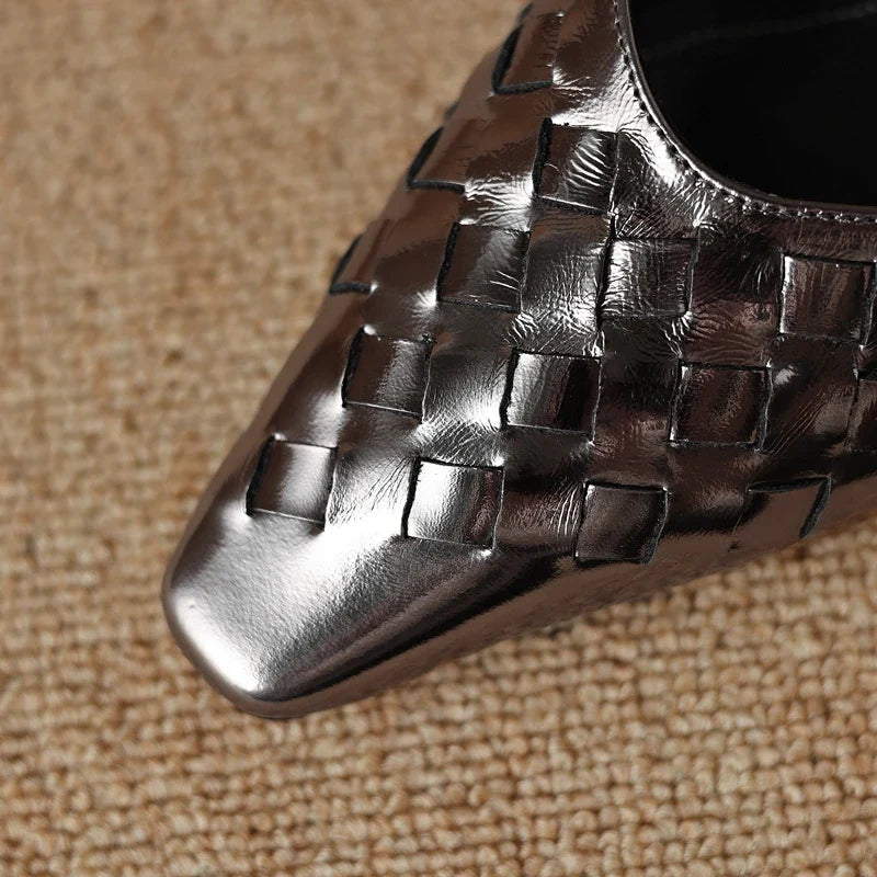 Printed Cowhide High Heel