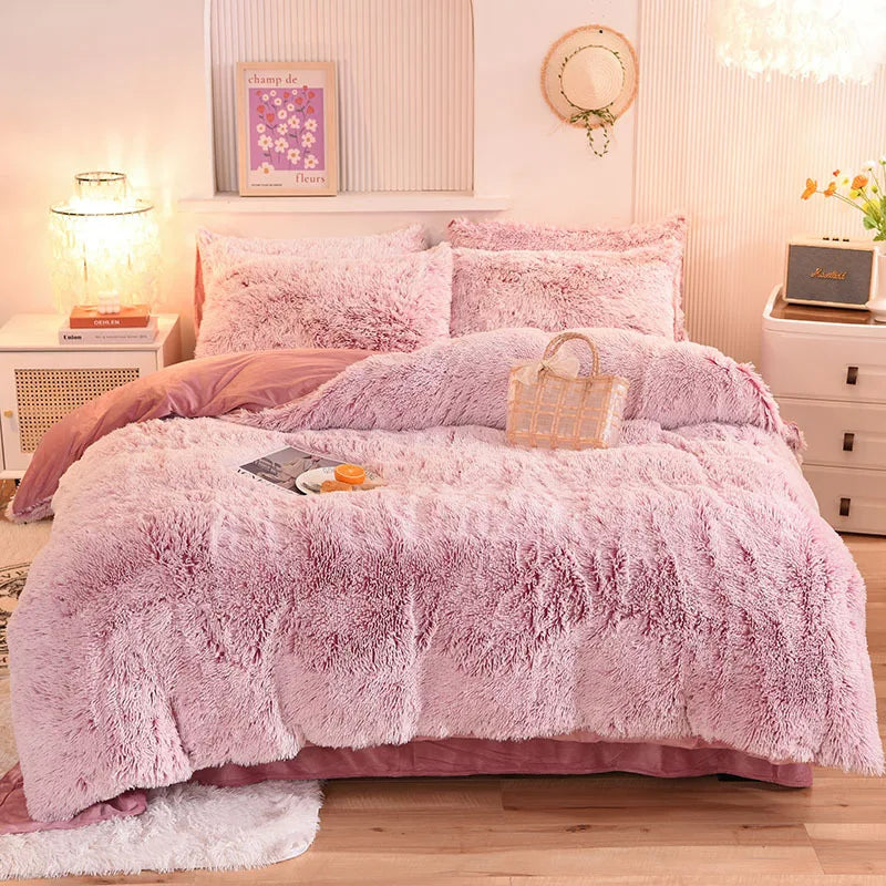 Winter Thicken Velvet Bedding Set