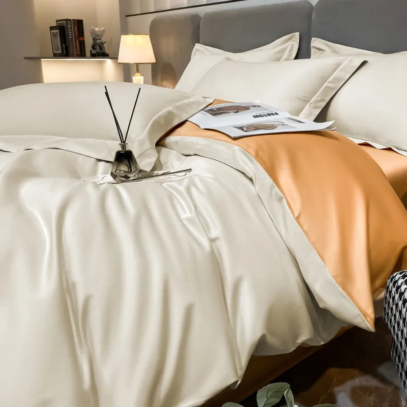Luxury 100% Cotton 4Piece Bedding Set