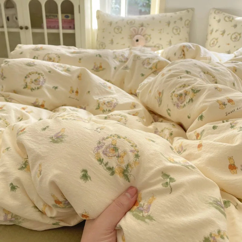 Korean Girls Strawberry Bedding Sets