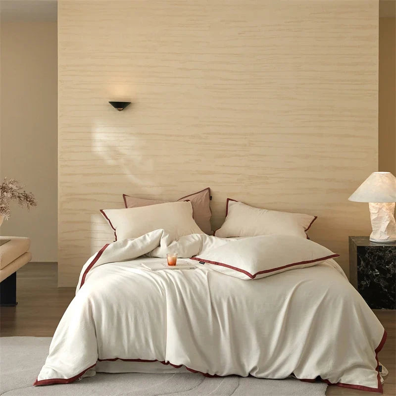 Sand Washed Lyocell Soft Cooling Luxury Bedding Set