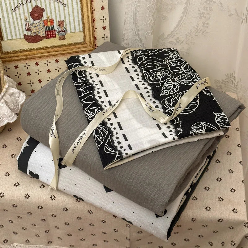 Korean Style Fashion Bedding Set