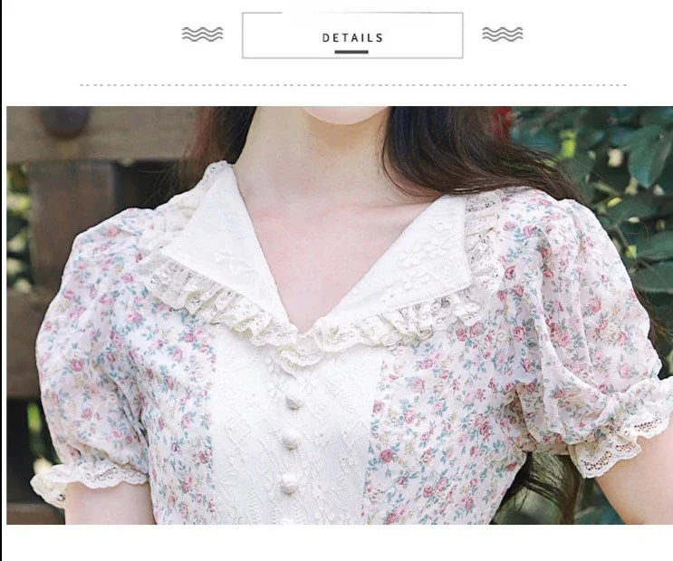 Willow Field Vintage Cottage Fairy Dress Cottagecore Aesthetic