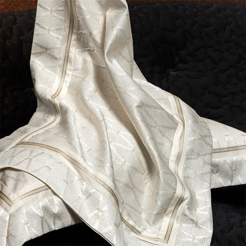 1000TC Egyptian Cotton Thick Weave Jacquard Luxury Bedding Set