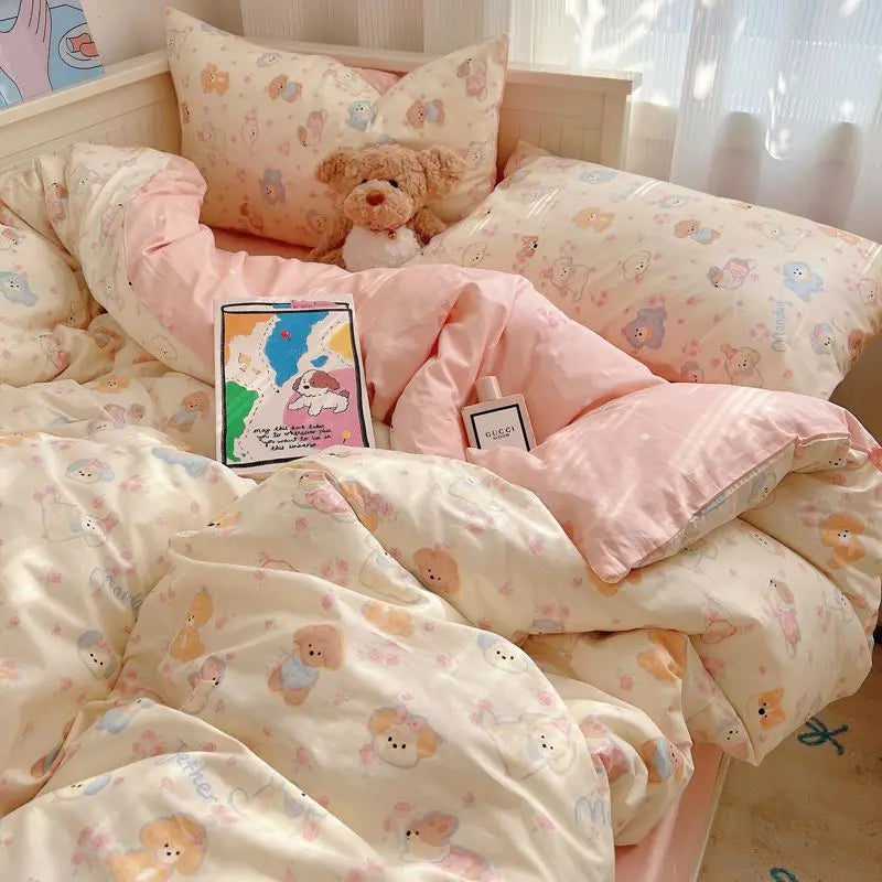 Cute Dogs Bedding Set