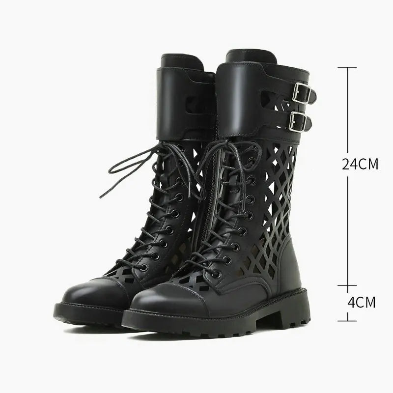 Women Chunky Platform Ankle Boots