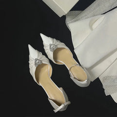 Heart Diamond-Bow High Heels