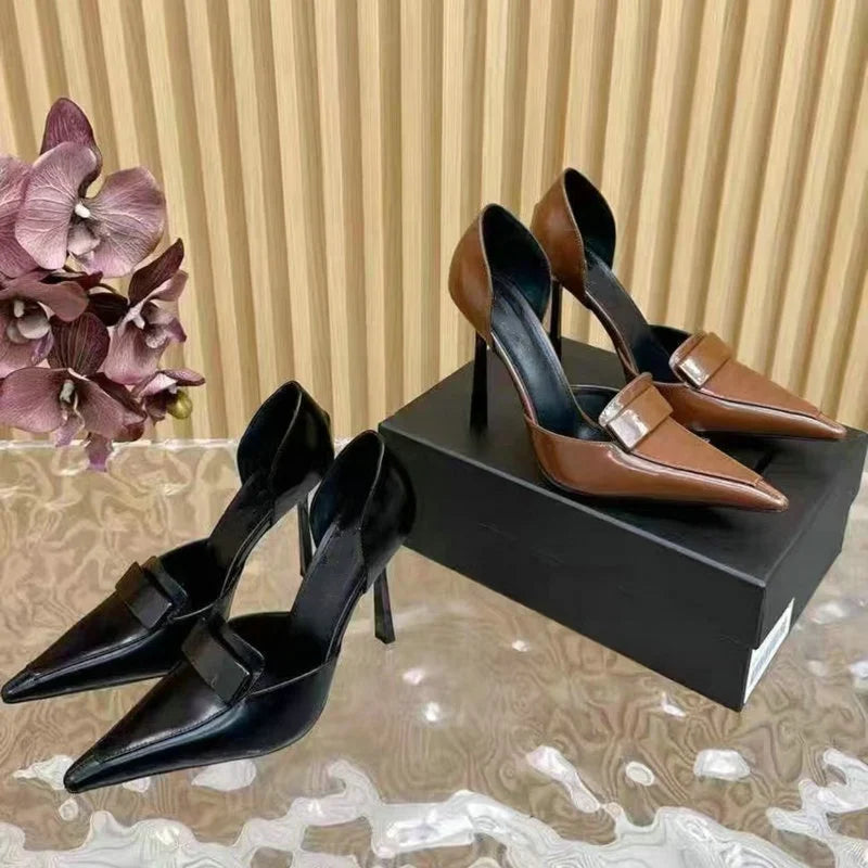 Fmaous Quality Leather Belt Buckle Heels