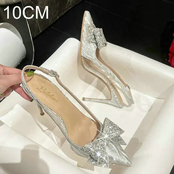 Pinky Pointy Bridal Shoes