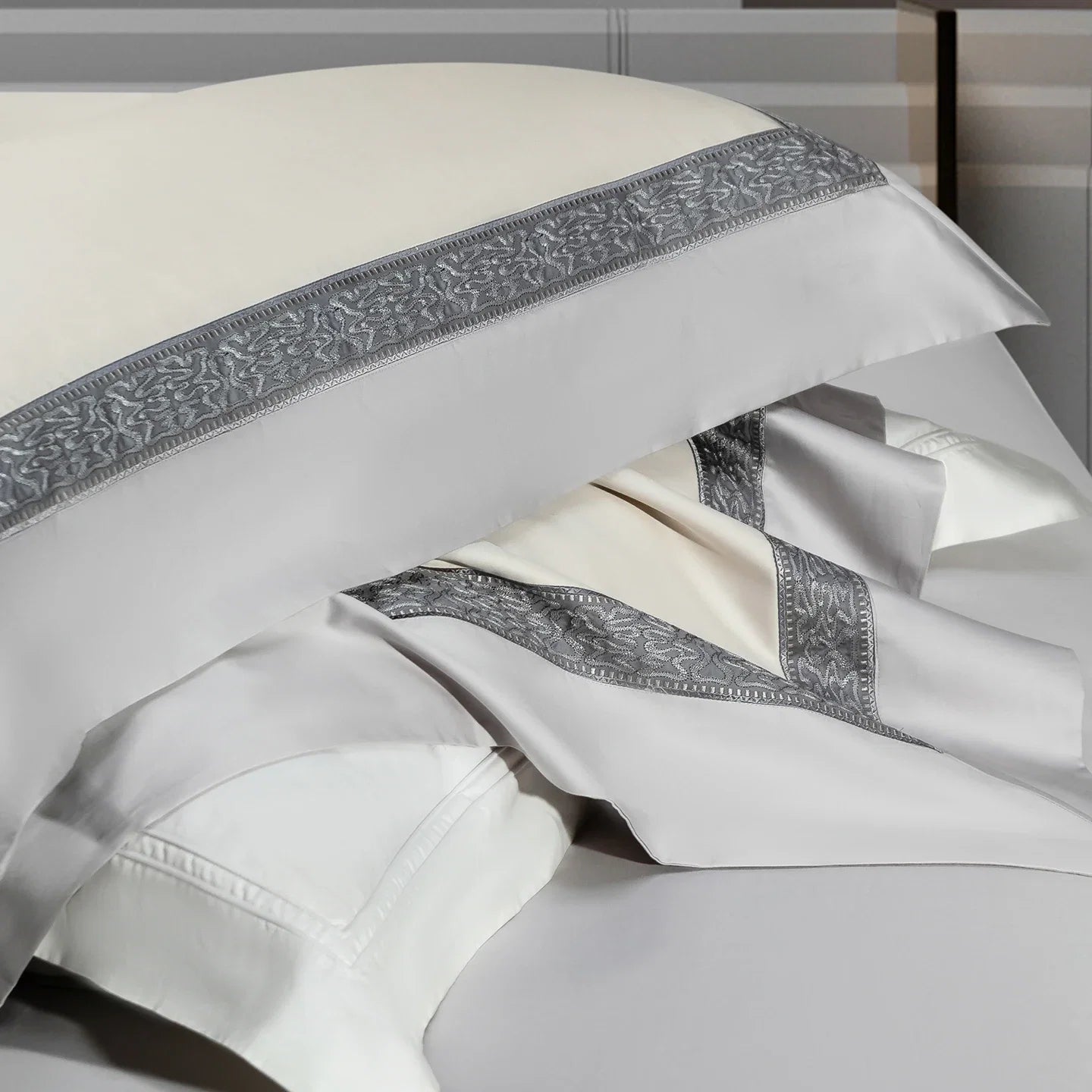 Premium 1200TC Egyptian Cotton Embroidery Luxury Hotel Style Bedding Set