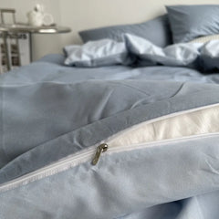 300TC 100% Cotton Sheet Set Full Size Home Bedding Set