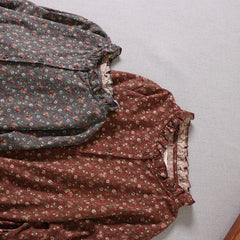 Ines Floral Cotton Cottagecore Dress