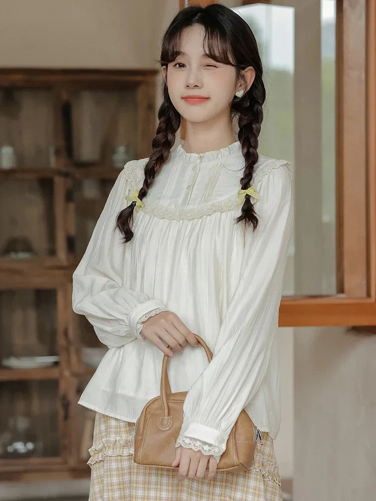 Cozy Morning Cottagecore Blouse