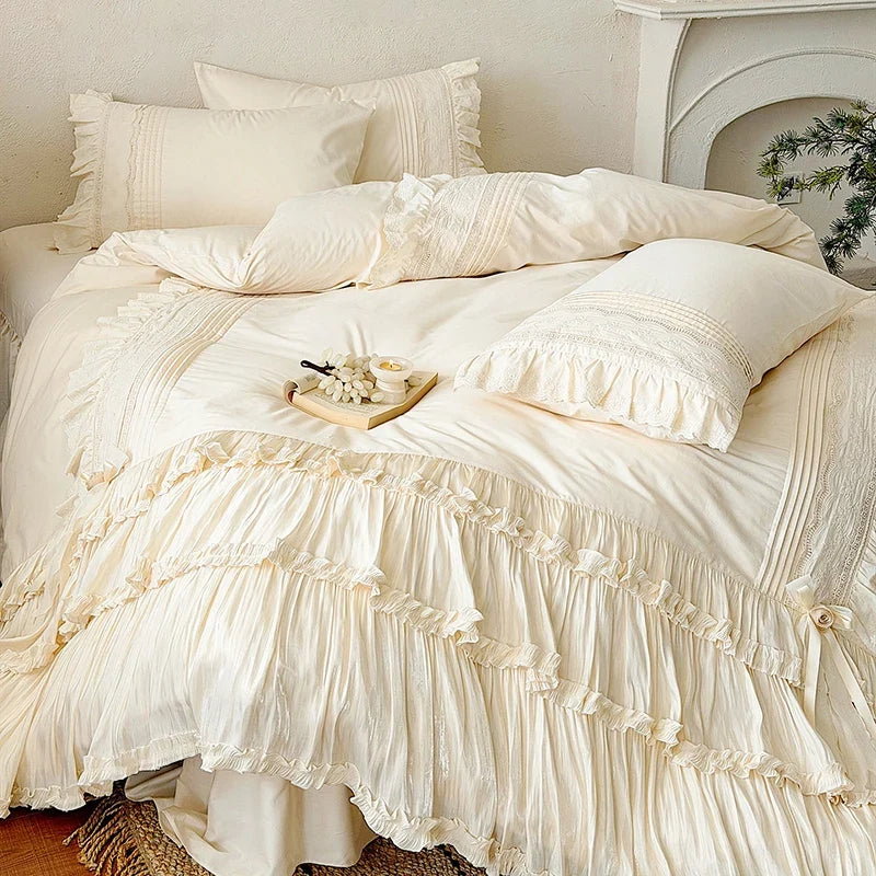 100% Cotton Princess Wedding Bedding Set