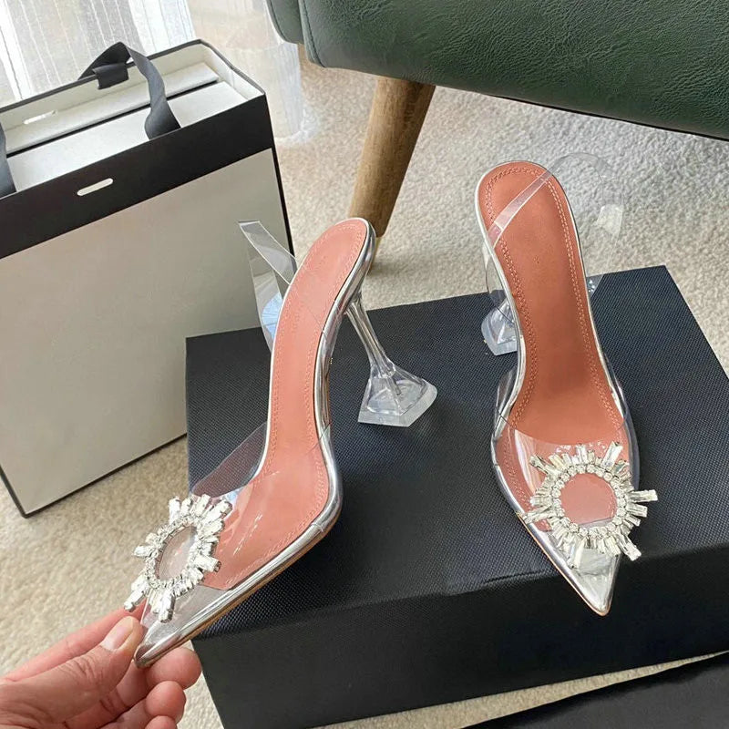 Transparent PVC Women Pumps